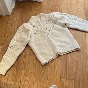 ba&sh Cream Lady Pullover- wool blend